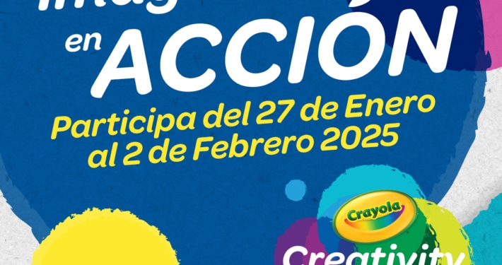 cartel de registro para la Creativity Week de Crayola