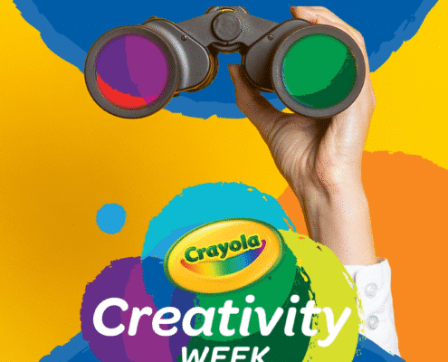 cartel de la Creativity Week de Crayola