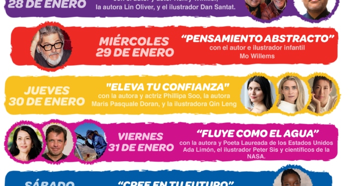 calendario de actividades e invitados para la Creativity Week de Crayola