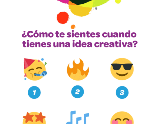 cartel de las emociones de la Creativity Week de Crayola