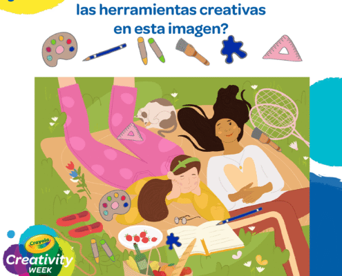 cartel promocional de la Creativity Week de Crayola