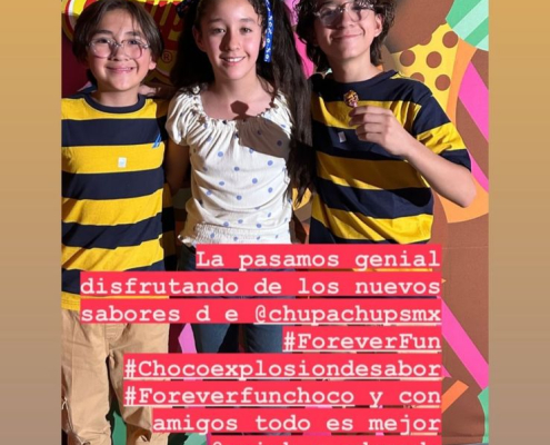 chupa chups strory de influencres en lanzamiento