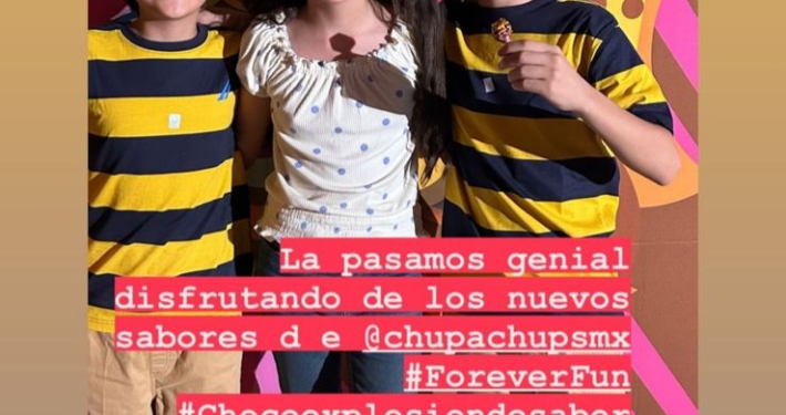 chupa chups strory de influencres en lanzamiento