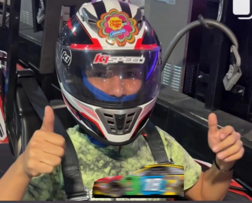 chupa chups story en evento en go karts