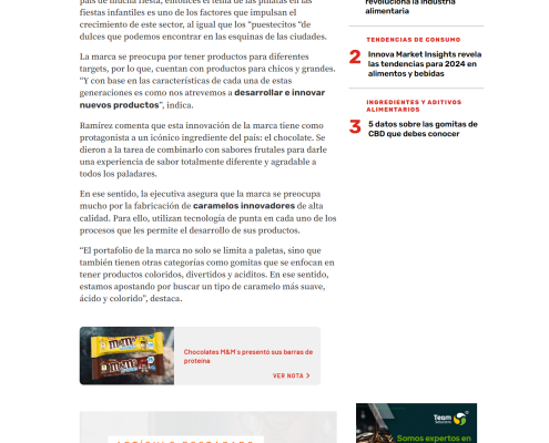 chupa chups nota de the food tech