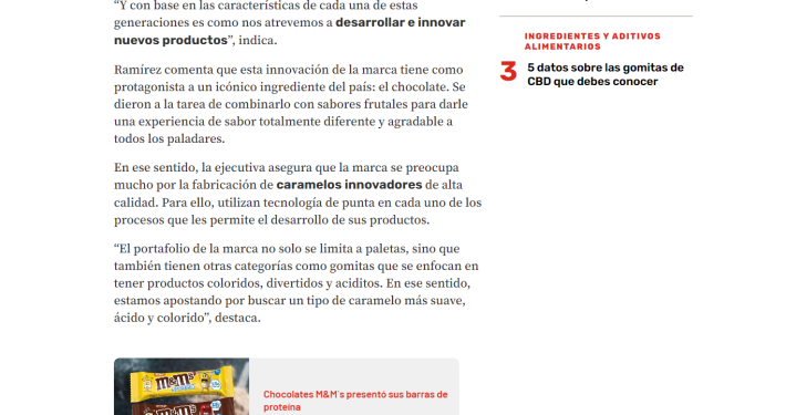 chupa chups nota de the food tech