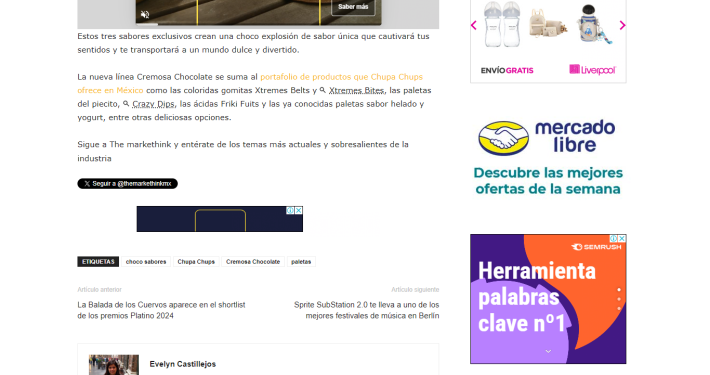 chupa chups nota de the markting nta